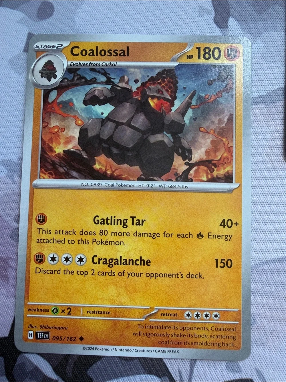Rolycoly, Carkol, Coalossal Evolution Line Lot | Temporal Forces | ✨5/$25✨